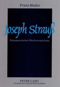 Titelbild: Joseph Strauß 1st edition 9783631397749