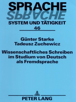 Cover image: Wissenschaftliches Schreiben im Studium von Deutsch als Fremdsprache 1st edition 9783631396025