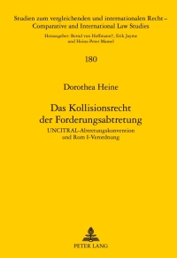 Cover image: Das Kollisionsrecht der Forderungsabtretung 1st edition 9783631631478