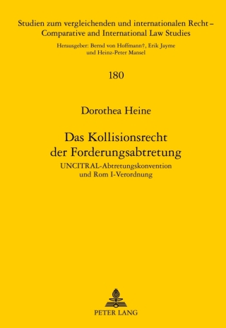 Cover image: Das Kollisionsrecht der Forderungsabtretung 1st edition 9783631631478