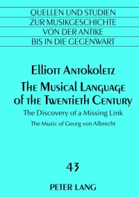 Imagen de portada: The Musical Language of the Twentieth Century 1st edition 9783631632444