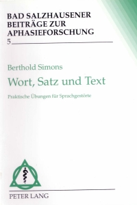 Imagen de portada: Wort, Satz und Text 2nd edition 9783631301159