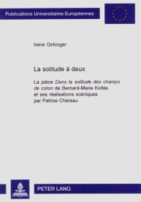 Cover image: La solitude à deux 1st edition 9783631381953