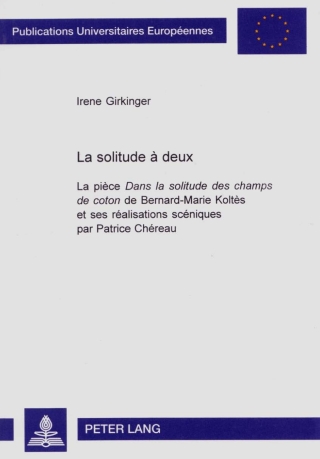 صورة الغلاف: La solitude à deux 1st edition 9783631381953