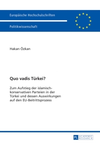 Imagen de portada: Quo vadis Tuerkei? 1st edition 9783631625927