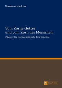 Cover image: Vom Zorne Gottes und vom Zorn des Menschen 1st edition 9783631625941