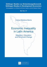 Imagen de portada: Economic Inequality in Latin America 1st edition 9783631639764