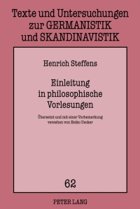 Cover image: Einleitung in philosophische Vorlesungen 1st edition 9783631639504