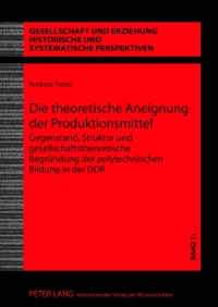 Cover image: Die theoretische Aneignung der Produktionsmittel 1st edition 9783631639191