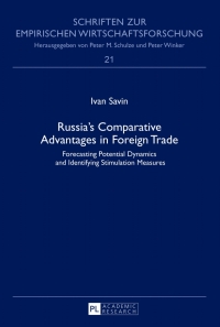 Imagen de portada: Russia’s Comparative Advantages in Foreign Trade 1st edition 9783631639931