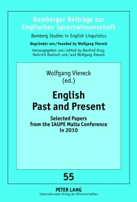 Titelbild: English Past and Present 1st edition 9783631638958