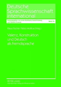 صورة الغلاف: Valenz, Konstruktion und Deutsch als Fremdsprache 1st edition 9783631610718
