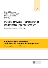 Cover image: Public-private-Partnership im kommunalen Bereich 1st edition 9783631626610