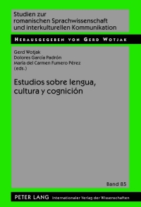 Cover image: Estudios sobre lengua, cultura y cognición 1st edition 9783631632437