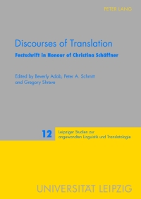 Cover image: Discourses of Translation 1st edition 9783631639047