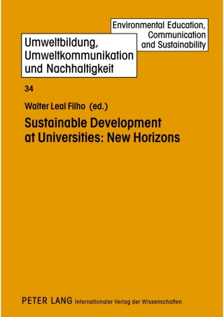 Cover image: Sustainable Development at Universities: New Horizons 1st edition 9783631625606