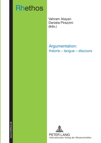 Titelbild: Argumentation : théorie – langue – discours 1st edition 9783631594704