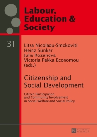 Cover image: Citizenship and Social Development 1st edition 9783631640227