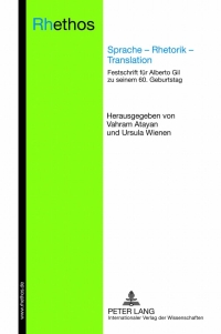 Cover image: Sprache – Rhetorik – Translation 1st edition 9783631639016