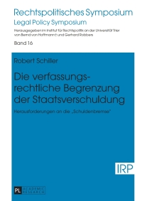 Cover image: Die verfassungsrechtliche Begrenzung der Staatsverschuldung 1st edition 9783631640333