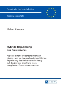 Titelbild: Hybride Regulierung des Freiverkehrs 1st edition 9783631625019