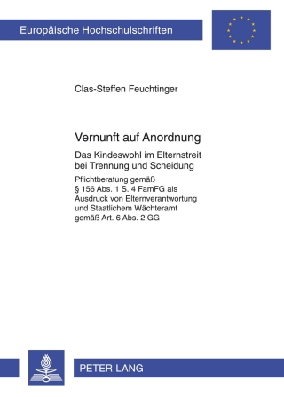 Cover image: Vernunft auf Anordnung 1st edition 9783631634714
