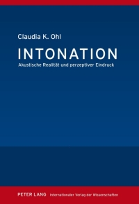 Cover image: Intonation 1st edition 9783631624777