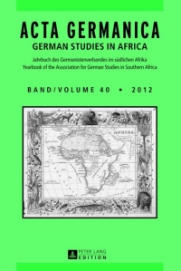 Cover image: ACTA GERMANICA 1st edition 9783631628522