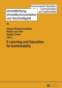 Imagen de portada: E-Learning and Education for Sustainability 1st edition 9783631626931