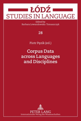 Cover image: Corpus Data across Languages and Disciplines 1st edition 9783631625477