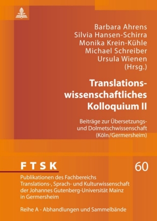 Imagen de portada: Translationswissenschaftliches Kolloquium II 1st edition 9783631631232