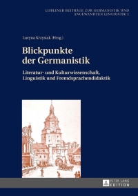 Imagen de portada: Blickpunkte der Germanistik 1st edition 9783631627082