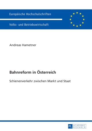 Cover image: Bahnreform in Oesterreich 1st edition 9783631627099