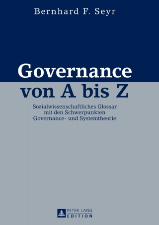 Cover image: Governance von A bis Z 1st edition 9783631606933