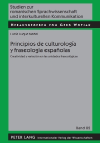 Cover image: Principios de culturología y fraseología españolas 1st edition 9783631608647