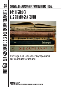 Cover image: Das Lesebuch als Bildungsmedium 1st edition 9783631630846