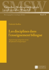 Imagen de portada: Les disciplines dans l’enseignement bilingue 1st edition 9783631637357