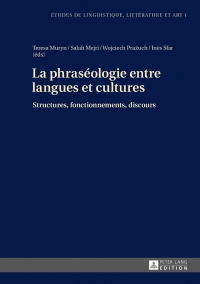 صورة الغلاف: La phraséologie entre langues et cultures 1st edition 9783631627556