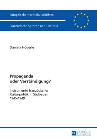 Titelbild: Propaganda oder Verstaendigung? 1st edition 9783631626597