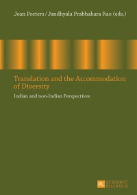 Omslagafbeelding: Translation and the Accommodation of Diversity 1st edition 9783631626511