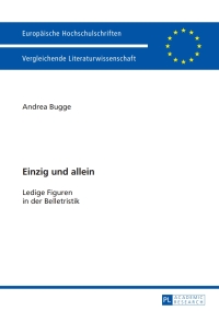 Omslagafbeelding: Einzig und allein 1st edition 9783631634875