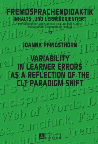 Cover image: Variability in Learner Errors as a Reflection of the CLT Paradigm Shift 1st edition 9783631638040