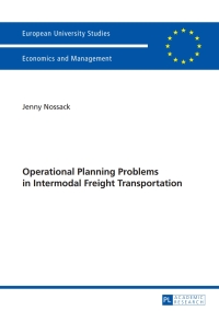 Cover image: Operational Planning Problems in Intermodal Freight Transportation 1st edition 9783631627778