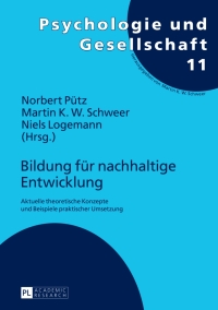 Cover image: Bildung fuer nachhaltige Entwicklung 1st edition 9783631638866