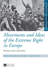 Imagen de portada: Movements and Ideas of the Extreme Right in Europe 1st edition 9783631601365