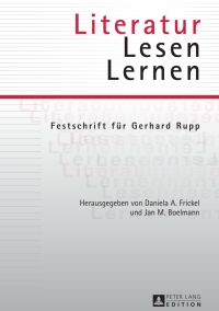 Imagen de portada: Literatur – Lesen – Lernen 1st edition 9783631630174