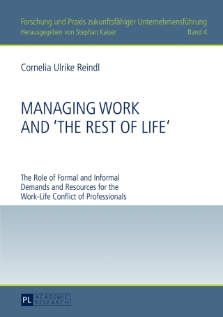Cover image: Managing Work and «The Rest of Life» 1st edition 9783631625231