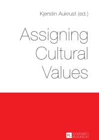 Imagen de portada: Assigning Cultural Values 1st edition 9783631632987