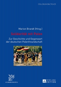 Imagen de portada: Solidaritaet mit Polen 1st edition 9783631644089
