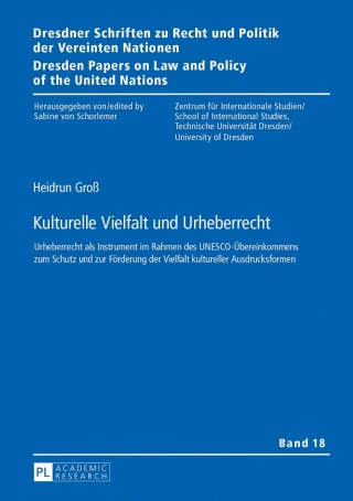 Cover image: Kulturelle Vielfalt und Urheberrecht 1st edition 9783631644133